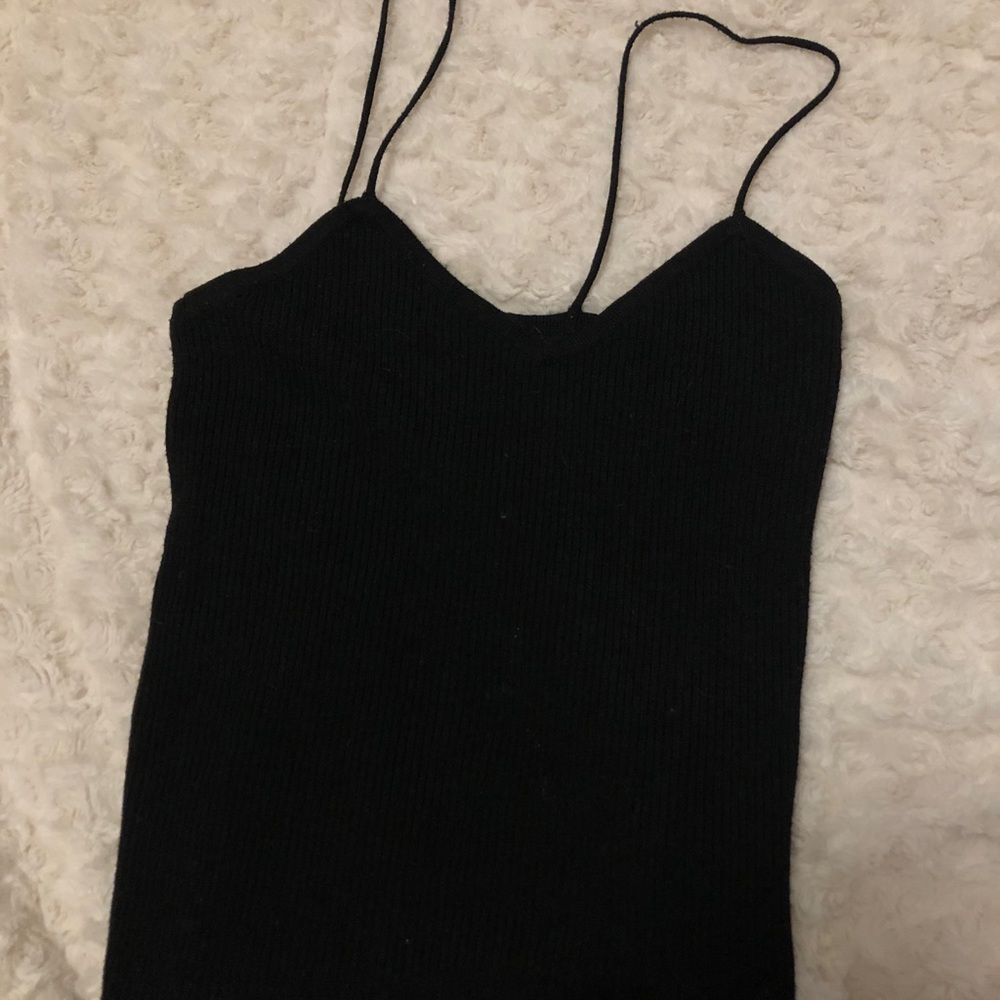 black tank top